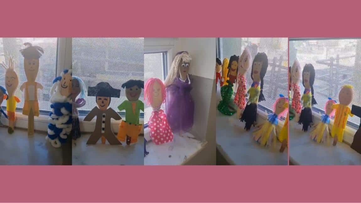 Minik Eller, Büyük Hayaller: 1E Sınıfı’ndan Tahta Kaşıklardan Renkli Bebekler
